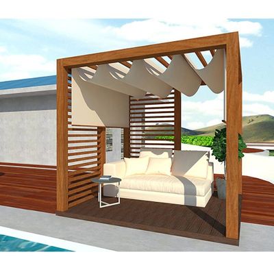 Goede prijs. WPC Pergola Hout Plastic Composite Dek Pergola lichtgewicht online