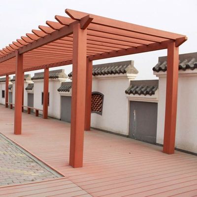 Goede prijs. Moderne WPC-pergola met composietdekplank lichtgewicht online