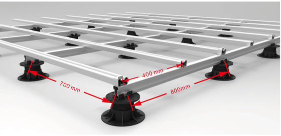 Goede prijs. Op maat gemaakte WPC Co Extrusion Decking Aluminium legering WPC Houten Decking Base online