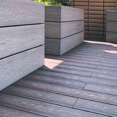Goede prijs. Waterdicht balkon buitencomposite dekplaten WPC hol profiel online