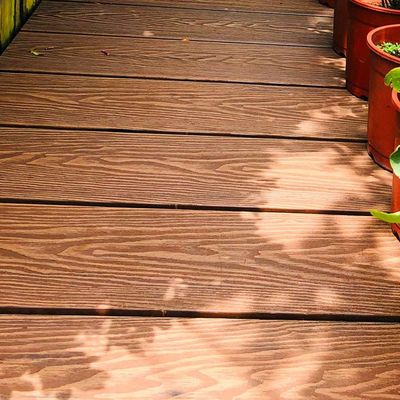 Goede prijs. Buiten Tuin 3D Composite Decking Board Hollow Profiel En Vierkant Gaten online