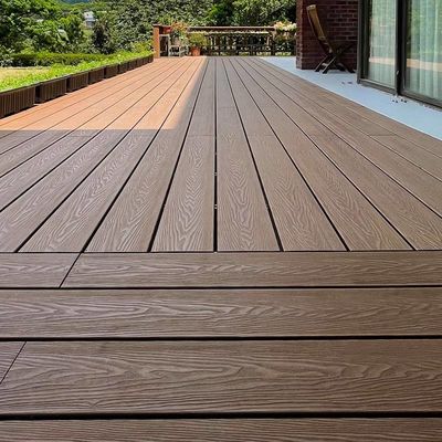 Goede prijs. Balkon 3D Composite Decking Gemakkelijk te installeren Buiten WPC 3D Panel online