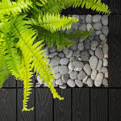 Goede prijs. Houten interlocking composiet dektegels patio buitendektegel online