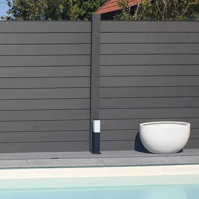Goede prijs. Hout Plastic WPC hekpanelen buiten Composite hek bekleding online