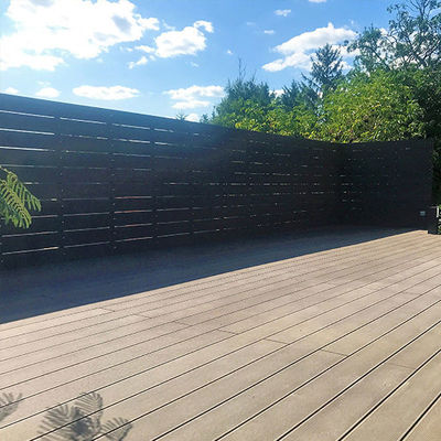 Goede prijs. Hout WPC hekpanelen waterdicht samengesteld hekpanelen met gletsjes online