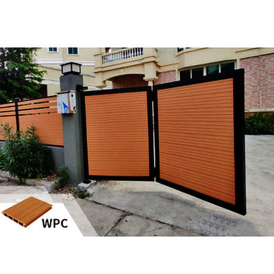 Goede prijs. Moderne WPC-paneel voor de poort Custom WPC hout plastic composiet poort online