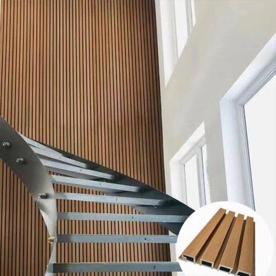 Goede prijs. Gepersonaliseerde WPC wandbekleding zijdelingse platen hoge sterkte ISO online