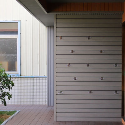 Goede prijs. Synthetische WPC wandbekleding lichtgewicht Hout plastic buitenwandbekleding online