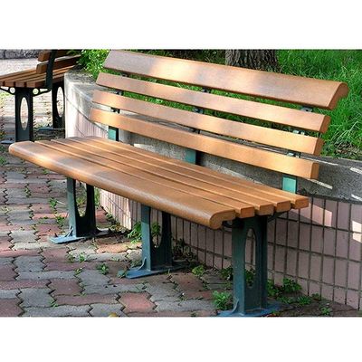 Goede prijs. Buiten WPC-bank Hout-plastiek composiet WPC-tuinbank Gemakkelijk te installeren online