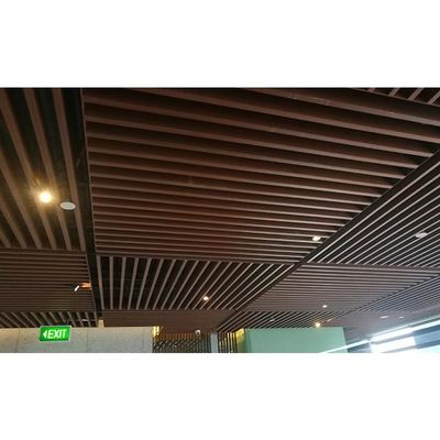 Goede prijs. PVC WPC Houten plafondpaneel hout plastic WPC plaat voor plafond online