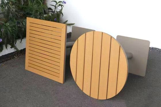 Hoogwaardig plastic hout voor tafel- en tuinstoelen