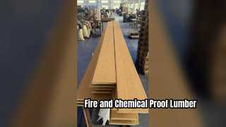 Brandvertragend, chemisch bestendig plastic hout